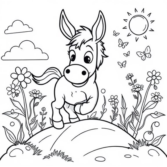 Mule Explores Whimsical Adventures Coloring Pages Mule Explores Whimsical Adventures Coloring Pages