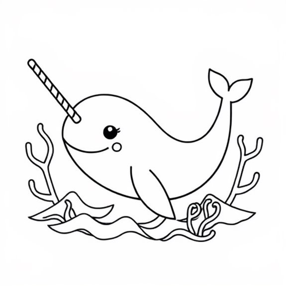 Narwhal Coloring Activity Page Coloring Pages Narwhal Coloring Activity Page Coloring Pages
