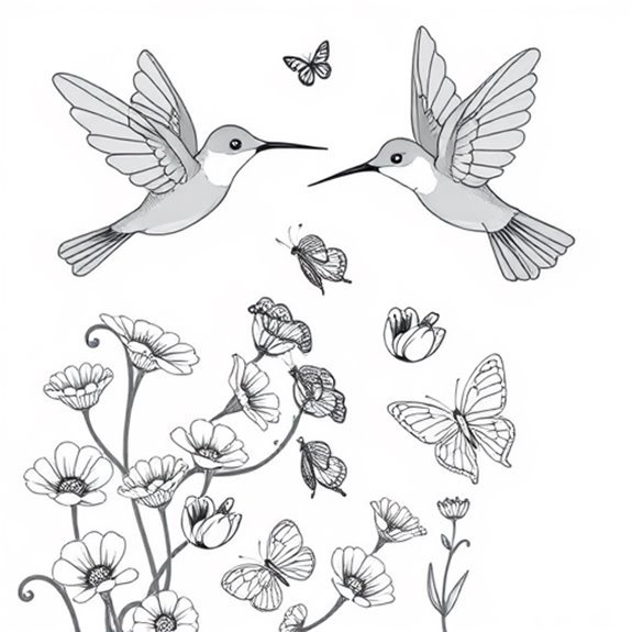 Nature S Delicate Dance Partners Coloring Pages Nature S Delicate Dance Partners Coloring Pages