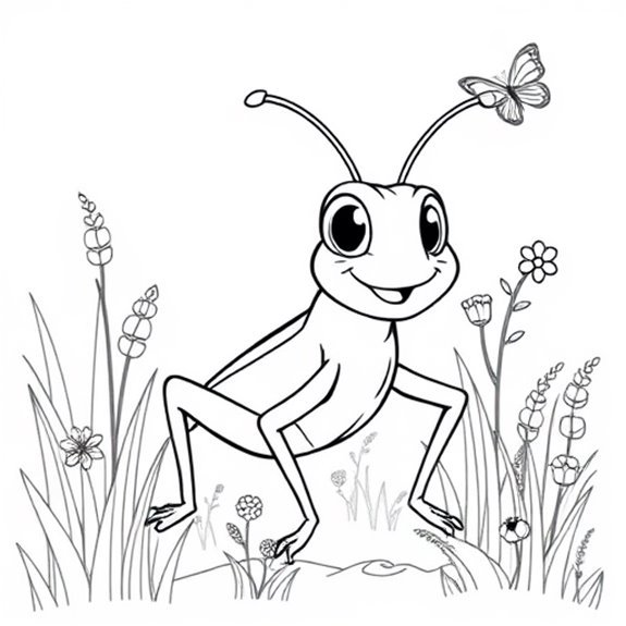 Nature S Vibrant Grasshopper Moments Coloring Pages Nature S Vibrant Grasshopper Moments Coloring Pages