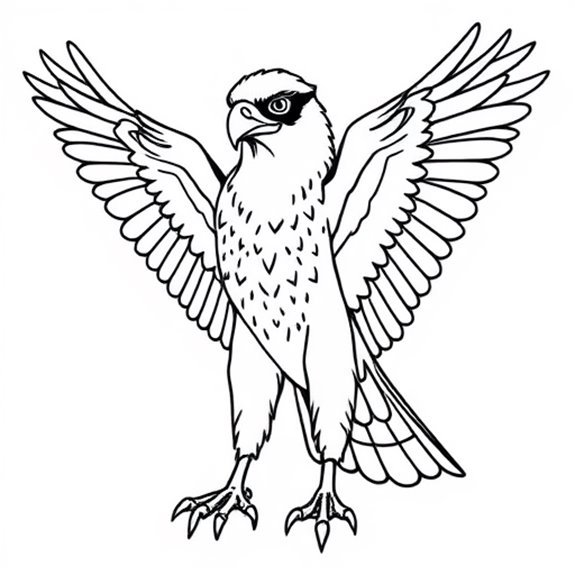 Northern Goshawk Habitat Preferences Coloring Pages Northern Goshawk Habitat Preferences Coloring Pages