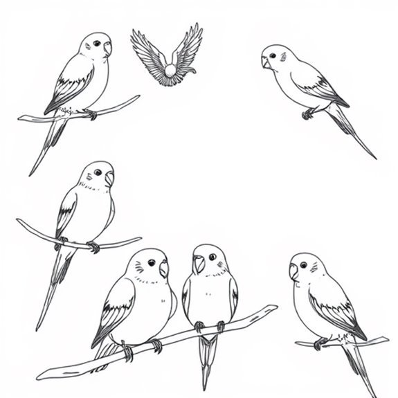 Parakeet Coloring Page Design Coloring Pages Parakeet Coloring Page Design Coloring Pages