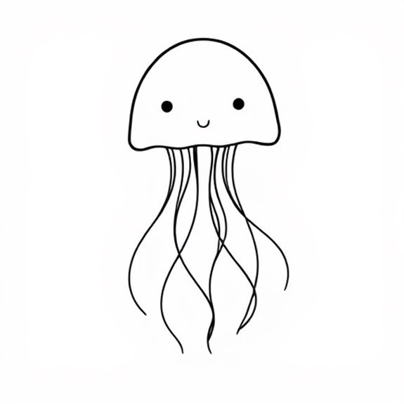 Playful Jellyfish Art Design Coloring Pages Playful Jellyfish Art Design Coloring Pages