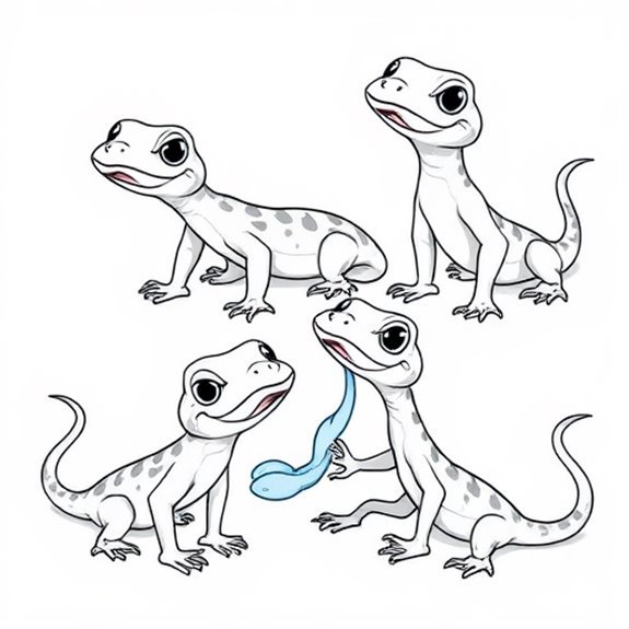 Playful Skink Family Activity Coloring Pages Playful Skink Family Activity Coloring Pages