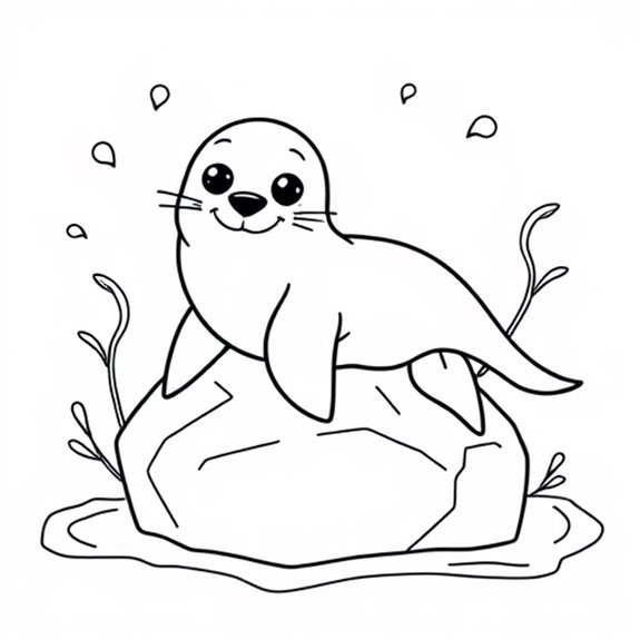 Seal Coloring Page Activity Coloring Pages Seal Coloring Page Activity Coloring Pages
