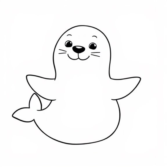 Seal Coloring Page Design Coloring Pages Seal Coloring Page Design Coloring Pages