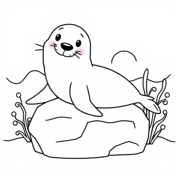 Seal Coloring Page Design Coloring Pages Seal Coloring Page Design Coloring Pages