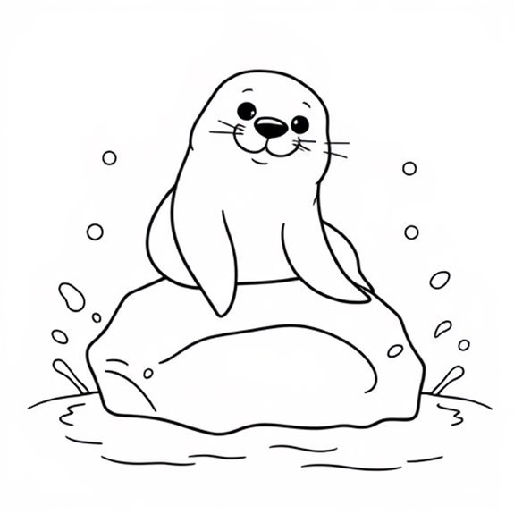 Seal Coloring Page Design Coloring Pages Seal Coloring Page Design Coloring Pages