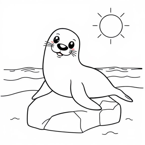 Seal Coloring Page Design Coloring Pages Seal Coloring Page Design Coloring Pages