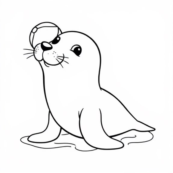 Seal Coloring Page Design Coloring Pages Seal Coloring Page Design Coloring Pages