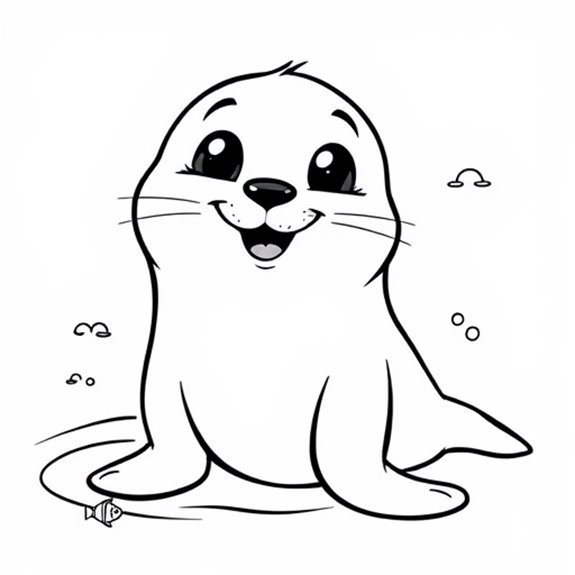 Seal Coloring Page Design Coloring Pages Seal Coloring Page Design Coloring Pages