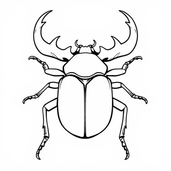 Stag Beetle Creative Concept Coloring Pages Stag Beetle Creative Concept Coloring Pages
