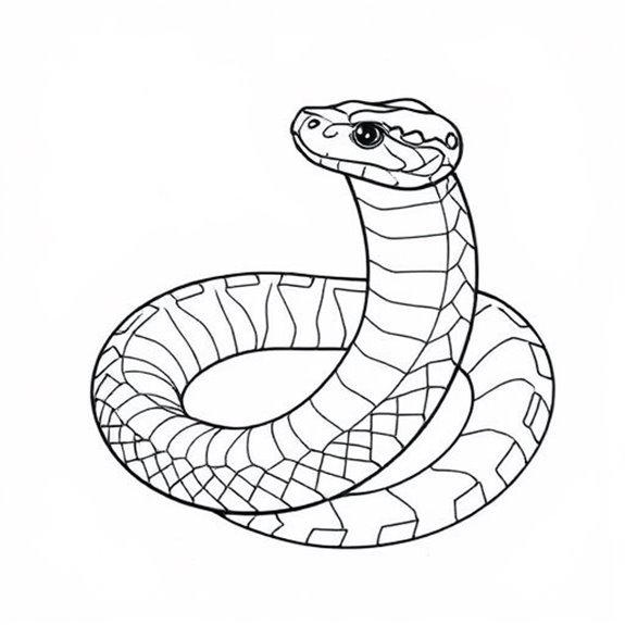 Stunning Black Mamba Illustration Coloring Pages Stunning Black Mamba Illustration Coloring Pages