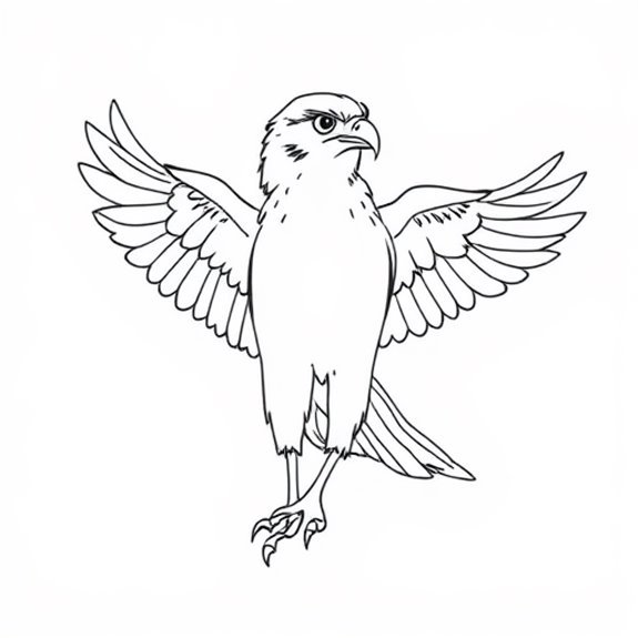 Swainson S Hawk Illustration Details Coloring Pages Swainson S Hawk Illustration Details Coloring Pages