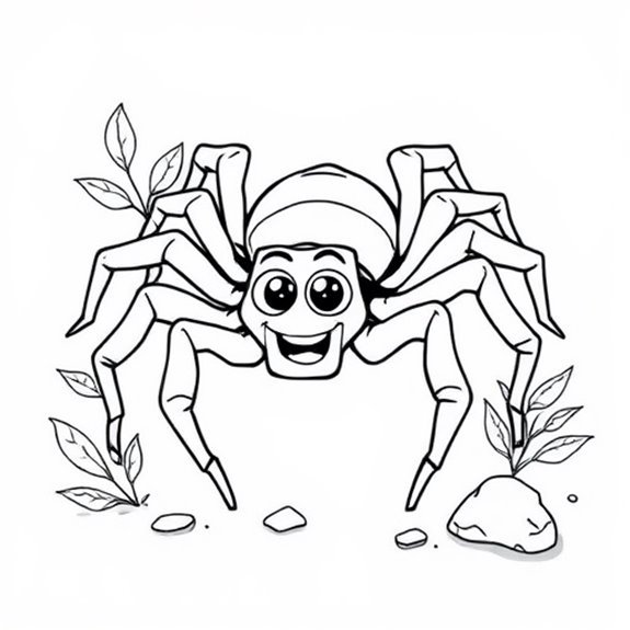 Tarantulas Fascinating Arachnid Creatures Coloring Pages Tarantulas Fascinating Arachnid Creatures Coloring Pages