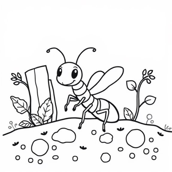 Termite Behavior And Characteristics Coloring Pages Termite Behavior And Characteristics Coloring Pages