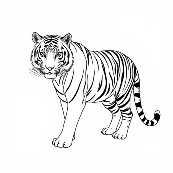 Tiger Coloring Page Design Coloring Pages Tiger Coloring Page Design Coloring Pages