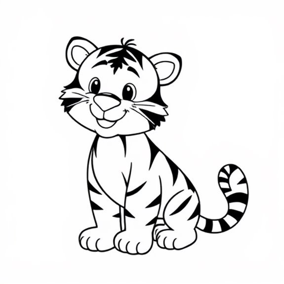 Tiger Coloring Page Fun Coloring Pages Tiger Coloring Page Fun Coloring Pages