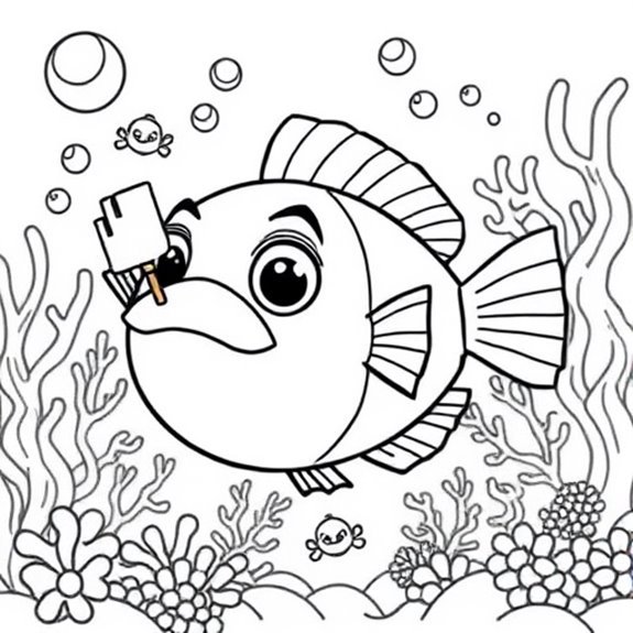 Toxic Beauty Of Ocean Coloring Pages Toxic Beauty Of Ocean Coloring Pages