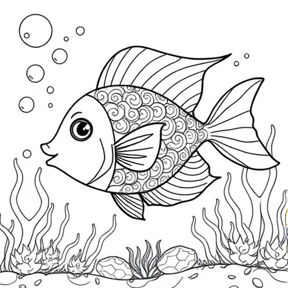 Underwater Beauty And Tranquility Coloring Pages Underwater Beauty And Tranquility Coloring Pages