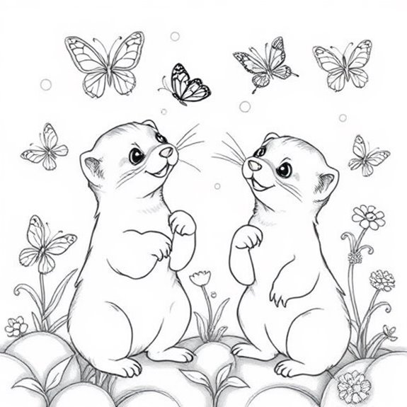 Unlikely Animal Companionship Blossoms Coloring Pages Unlikely Animal Companionship Blossoms Coloring Pages