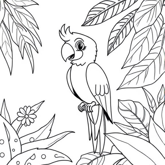 Vibrant Birds In Paradise Coloring Pages Vibrant Birds In Paradise Coloring Pages