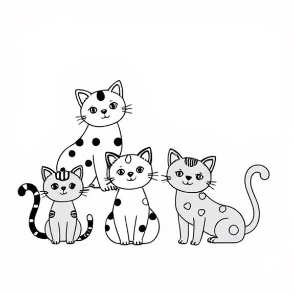 Vibrant Feline Design Motifs Coloring Pages Vibrant Feline Design Motifs Coloring Pages