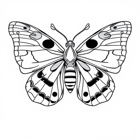 Vibrant Patterns Of Moth Coloring Pages Vibrant Patterns Of Moth Coloring Pages