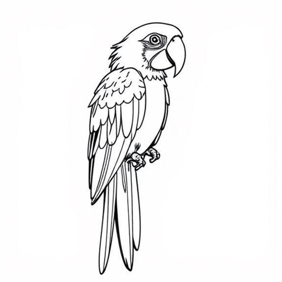 Vibrant Tropical Bird Artwork Coloring Pages Vibrant Tropical Bird Artwork Coloring Pages