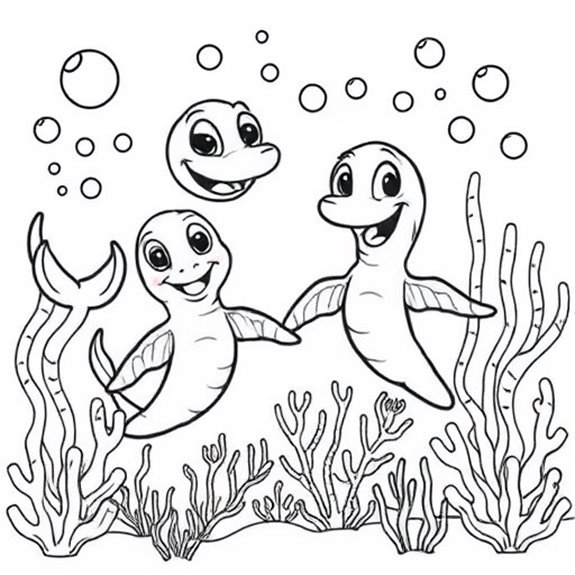 Vibrant Underwater Eel Journeys Coloring Pages Vibrant Underwater Eel Journeys Coloring Pages