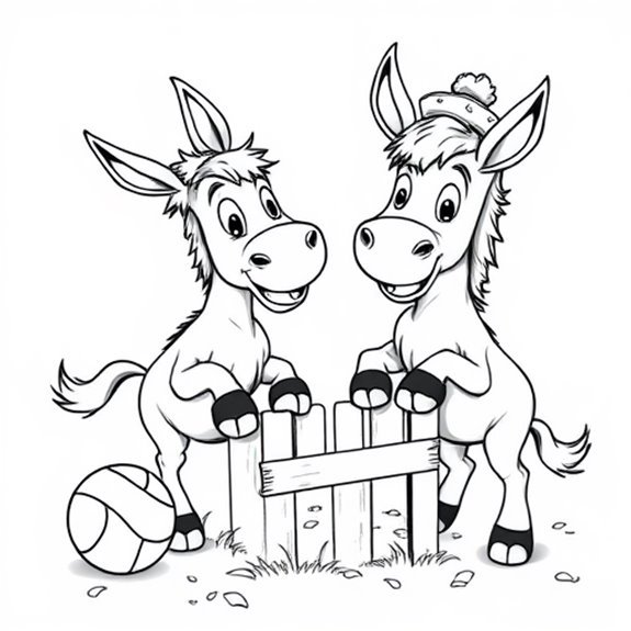 Whimsical Charming Mule Personalities Coloring Pages Whimsical Charming Mule Personalities Coloring Pages