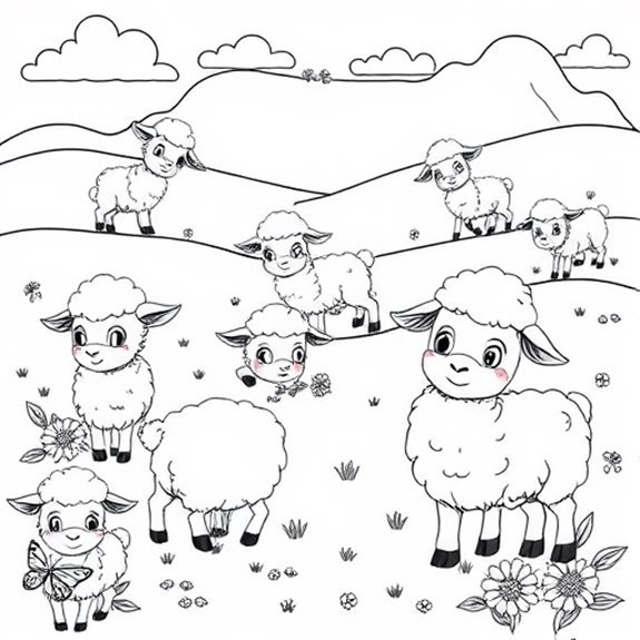 Wooly Coats Of Lambs Coloring Pages Wooly Coats Of Lambs Coloring Pages